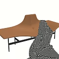 Modern Recliner Casual Recliner Lazy Recliner 3d model