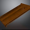 Orange Clay Architectural Long Strip Roof Tile With Grooved Surface Design