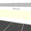 Road Facility Black And Yellow Rubber Parking Stopper With Mounting Holes