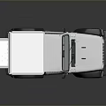 White Jeep Vehicle With Roof Cargo Box For Mobile Service Applications
