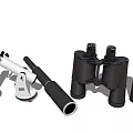 High Quality Commercial Equipment Featuring Telescopes Astronomical Tools and Optical Instruments 3d model