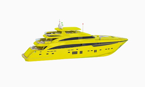 Modern Yacht 3d model