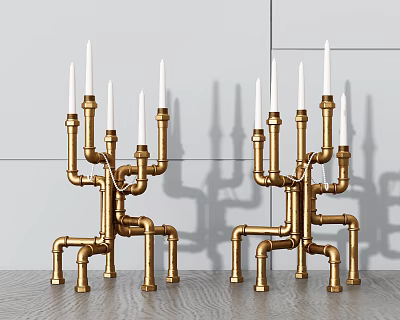 Industrial LOFT Table Lamp Candlestick Lamp 3d model Industrial LOFT Table Lamp Candlestick Lamp 3d model