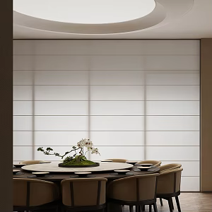 & pi; Squared Design Restaurant Room 3d model
