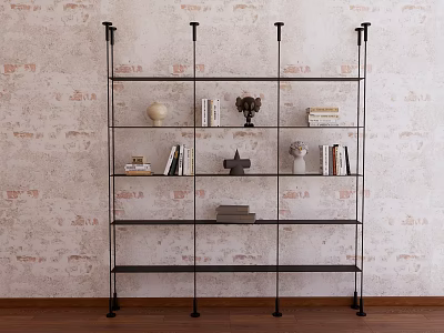 Modern Open Cabinet Hanging 3d model