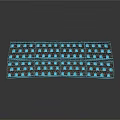 Brown Patterned Architectural Structure With Symmetrical Rectangular Layered Smooth Surface Design