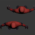 Two Characters In Red Hoodies Blue Pants Black Boots With Tool Bags Front Back Views