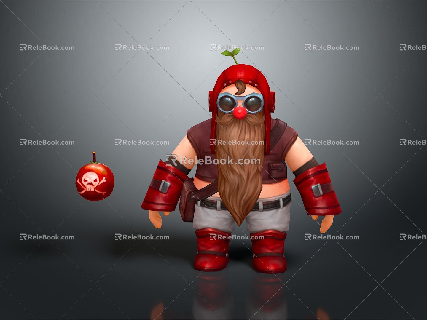 Dwarf Gnome Female Dwarf Female Gnome Female Elf Cartoon Witch Magic Witch Magic Girl 3d model