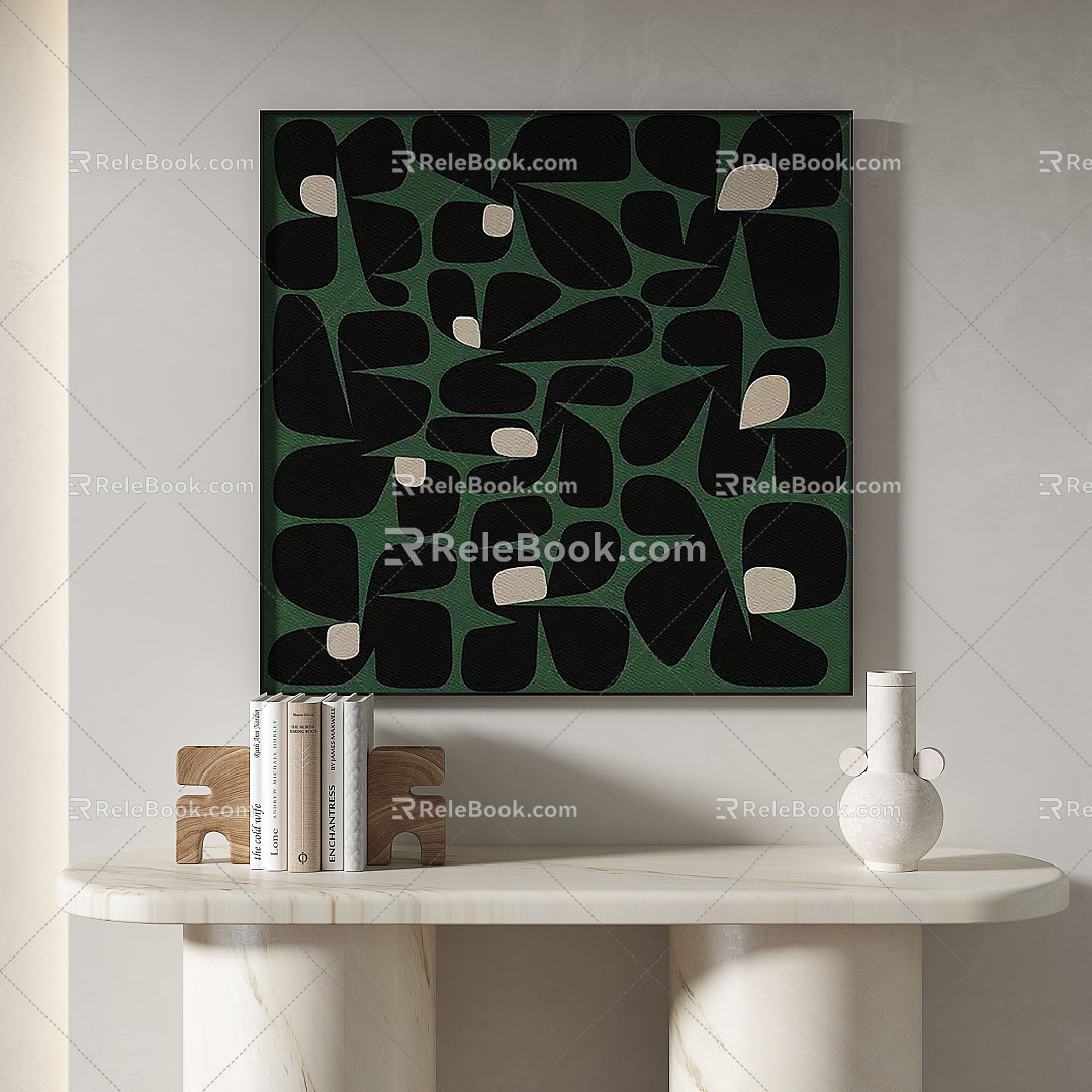 Simple abstract decorative painting model