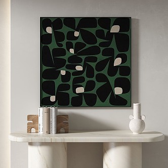 Simple abstract decorative painting 3d model