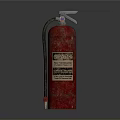 Vintage Red Fire Extinguisher With Smith Label For Home Safety Supplies