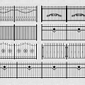 Various Styles of Decorative Metal Railings With Intricate Patterns And Designs