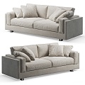 Modern Multi-Person Sofa Sofa Two-Person Sofa Casual Sofa Living Room Sofa Leather Sofa Corner Sofa 3d model