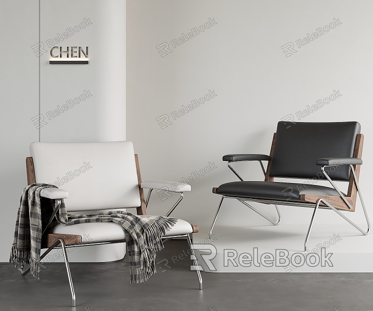 modern leisure chair armchair model