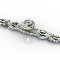 European classical handle 3d model