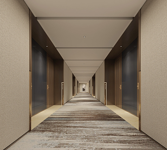 The Modern Corridor 3d model