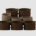 Modern Storage Basket Basket 3d model