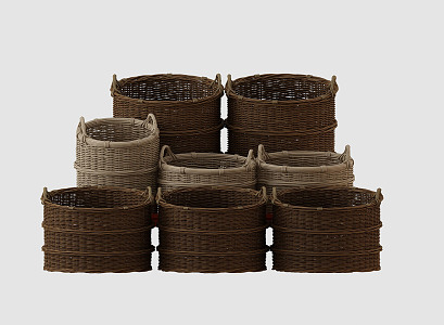 Modern Storage Basket 3d model