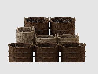 Modern Storage Basket 3d model