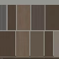 Assorted Wooden Wall Panels With Striped Designs And Neutral Color Tones Showcase