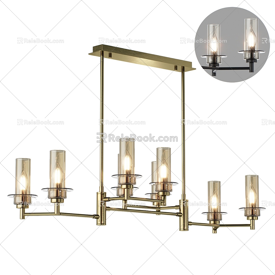 Simple Light Luxury Chandelier model