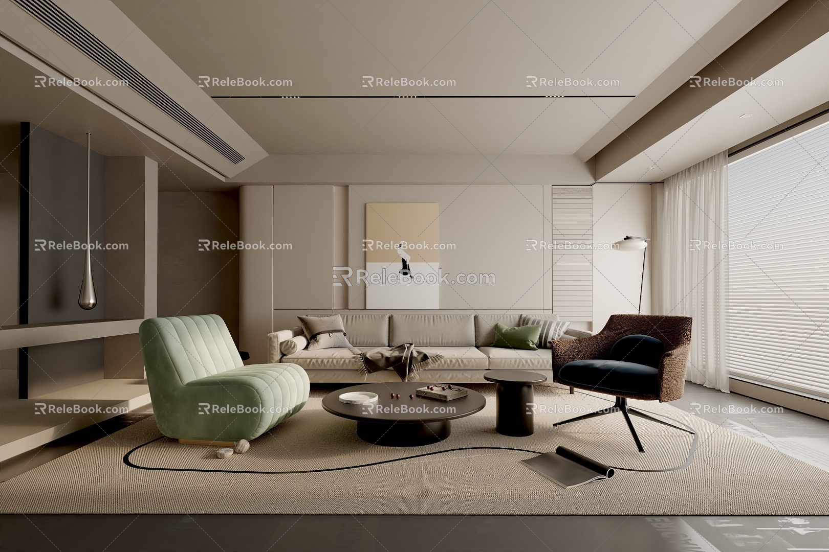 Living room 3d model