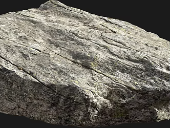 Stone Rock Cliff Ground Gravel Shale Boulders 3d model