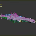 Futuristic Spacecraft Design For Cosmic Exploration With Sleek Silver Hull And Blue Accents