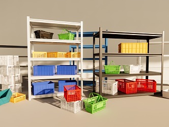 Shelf Basket 3d model