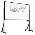 ASKELL Mobile Blackboard Display Rack 3d model