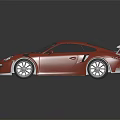 Pink Sports Car Featuring Rear Spoiler Black Alloy Wheels And Sleek Design