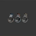 Tactical Outdoor Watches Featuring Blue Red And Camouflage Straps With Multifunctional Dials