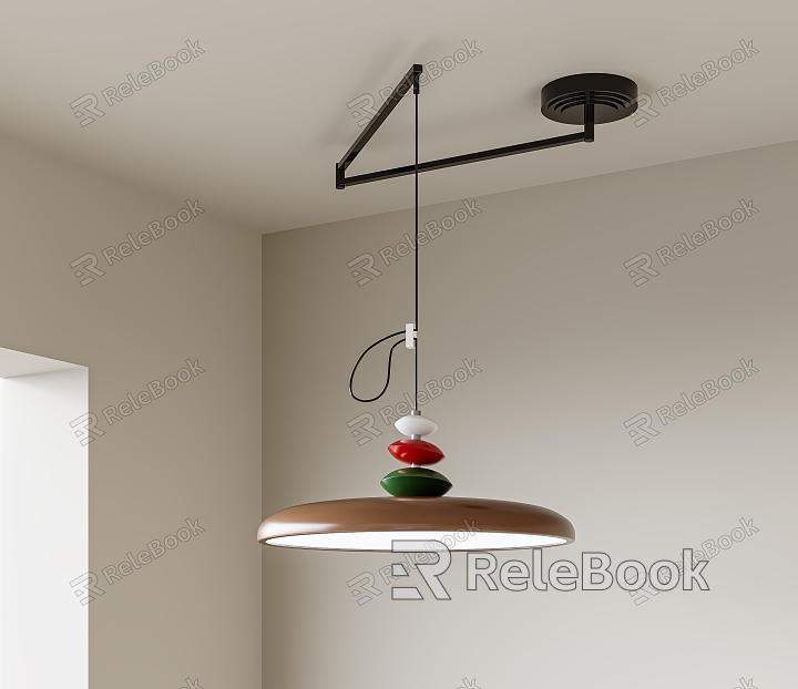 Modern rotatable chandelier model