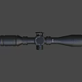 Tactical Weapon Rifle Scope With High Precision Adjustable Optical Lens For Long Range Shooting 3d model