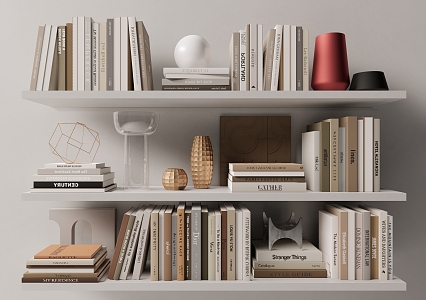 Modern Books 3d model