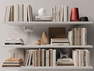 Modern Books 3d model