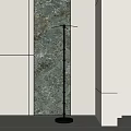medieval floor lamp retro floor lampshade 3d model