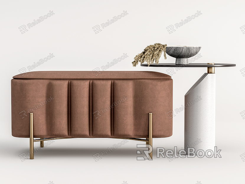 modern bed end stool sofa stool model