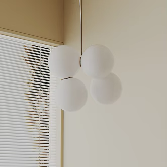 Modern chandelier 3d model