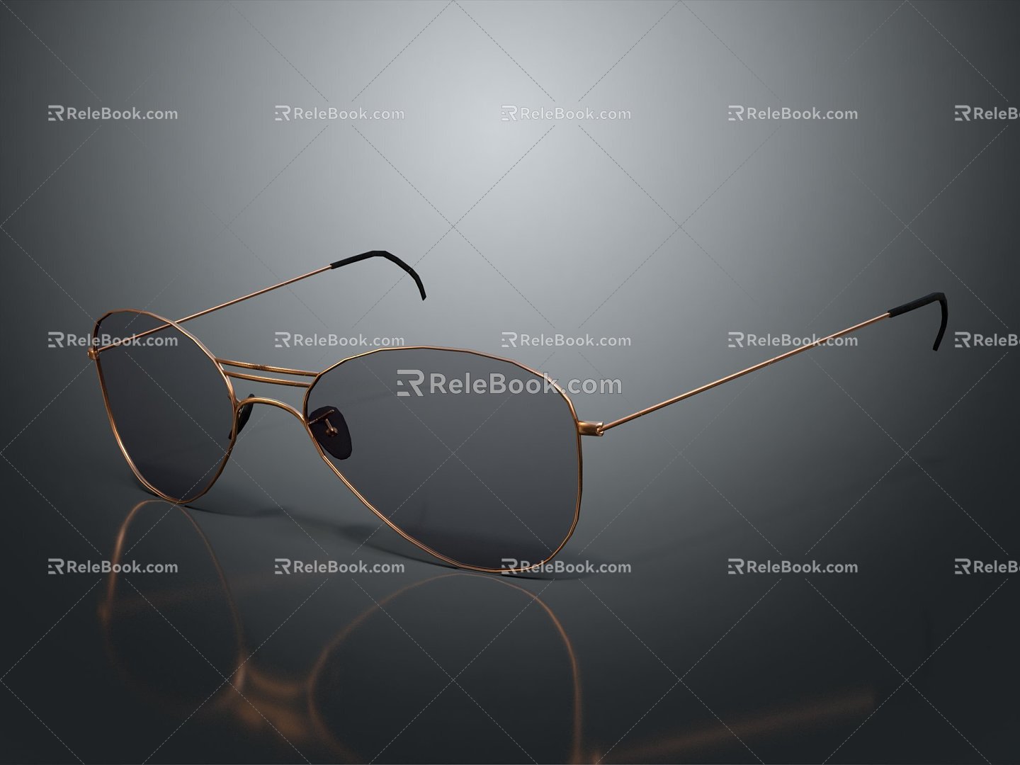 Modern Sunglasses Glasses Sunglasses 3d model