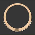 Elegant Gold Ring With Curved Bands White Gemstones And Small Beads