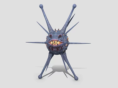 Alien monster big-eyed alien creature 3d model Alien monster big-eyed alien creature 3d model