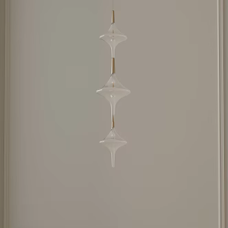 Modern chandelier 3d model