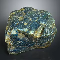 Natural Wood Stone With Blue Yellow Color And Rough Surface Texture