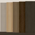 Various Wood Tone Wall Panels in Different Shades for Interior Design 3d model
