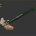 Hammer Warhammer Cartoon Hammer Magic Hammer Thor's Hammer Ancient Weapons Cold Weapons Medieval Items 3d model