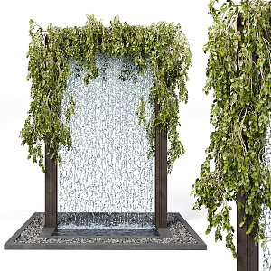 Modern Vine Waterscape 3d model
