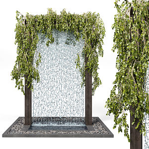 Modern Vine Waterscape 3d model