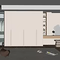 Wardrobe Combo Cloakroom 3d model
