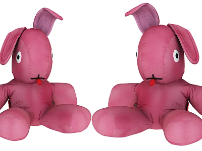Children's toy velvet toy doll rabbit toy animal toy 3d model